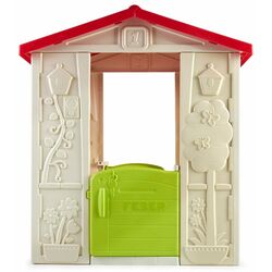 Casuta de joaca Feber Happy House 12380 (White/Red) Thumb