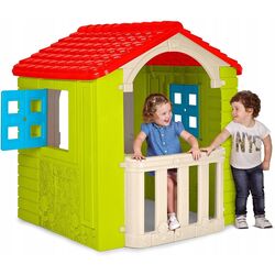 Casuta de joaca Feber Wonder House 13046 (Green/Red) Thumb