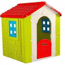 Casuta de joaca Feber Wonder House 13046 (Green/Red)