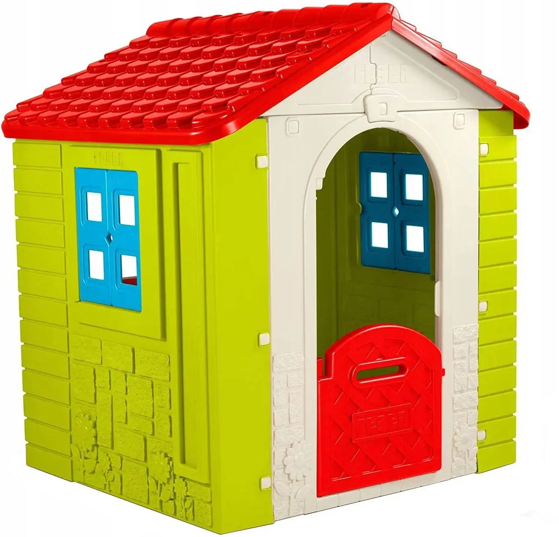 Casuta de joaca Feber Wonder House 13046 (Green/Red)