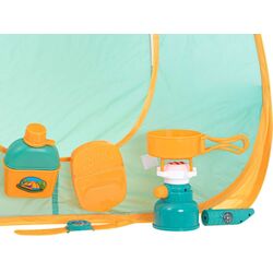 Cort pentru copii + set camping Ikonka B39017866 (Turquoise/Orange) Thumb