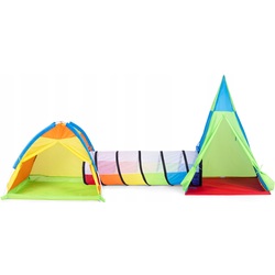 Set corturi cu tunel 3in1 iPlay 2402 (Multicolor)