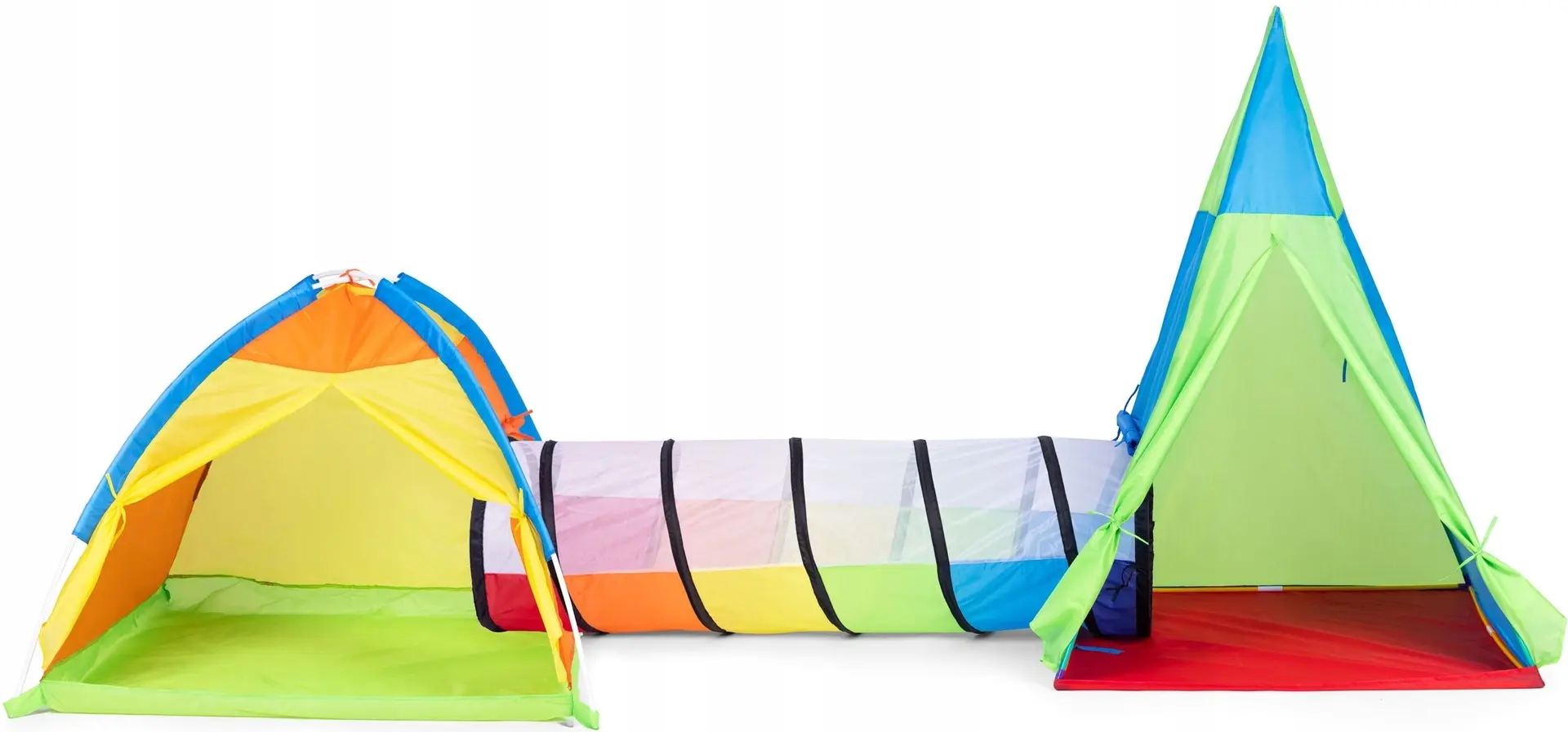 Set corturi cu tunel 3in1 iPlay 2402 (Multicolor)