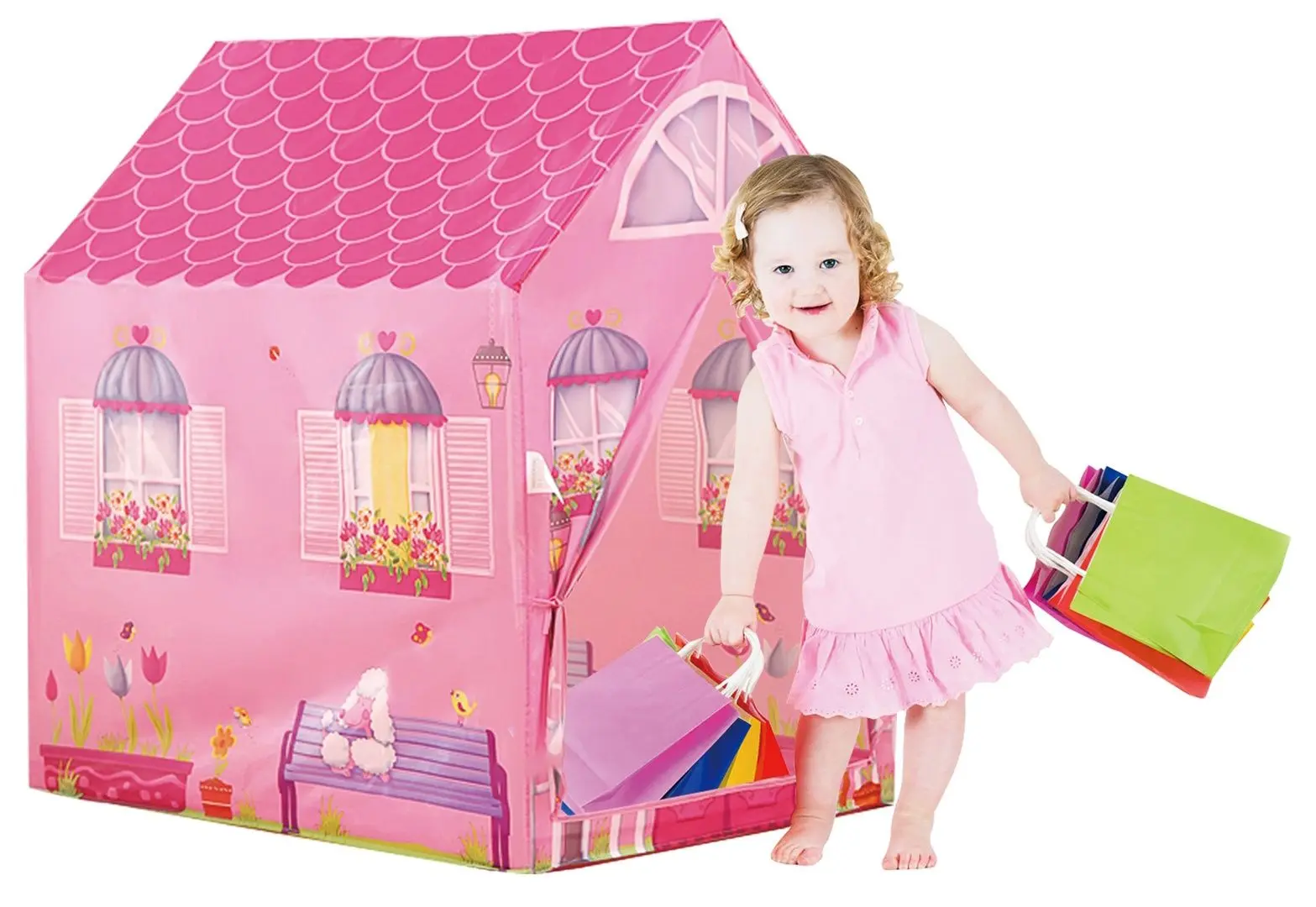 Палатка детская iPlay 8726 (Pink) - 6