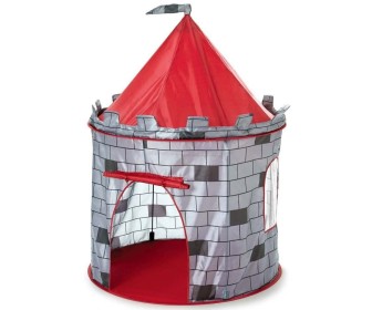 Cort pentru copii iPlay Castle 8736 (Red/Grey)