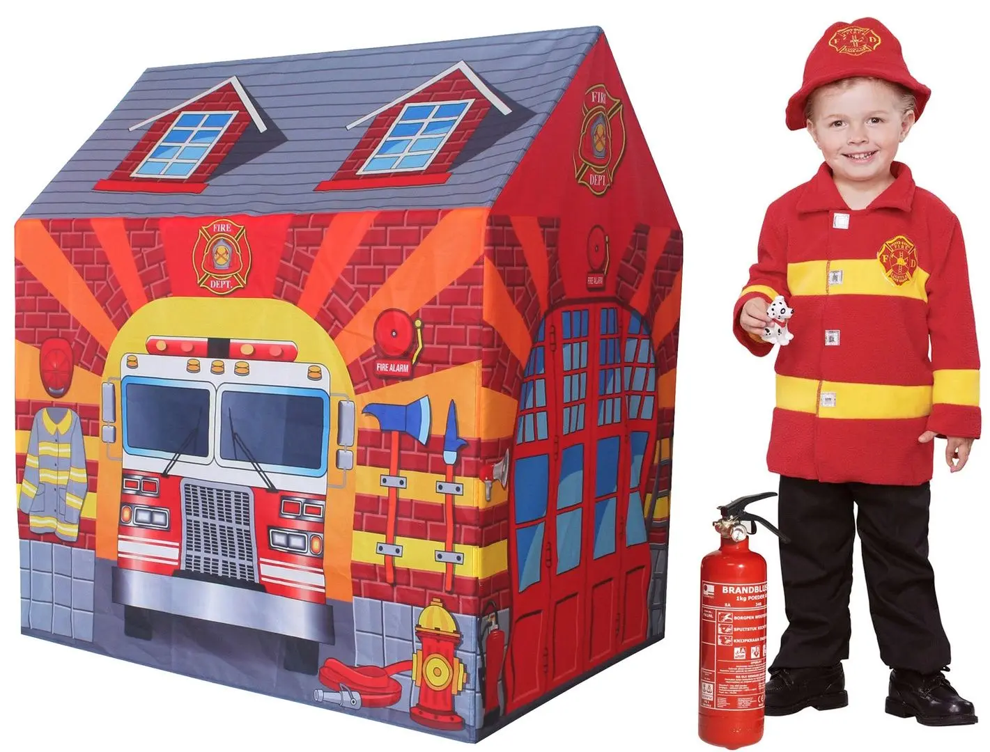 Палатка детская iPlay Firefighter 8722 (Red) - 3