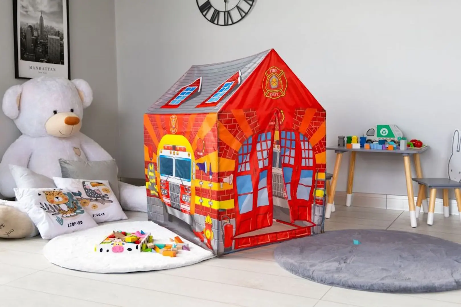 Палатка детская iPlay Firefighter 8722 (Red) - 5