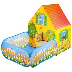 Cort pentru copii iPlay Village Farm 8173 (Orange/Yellow)