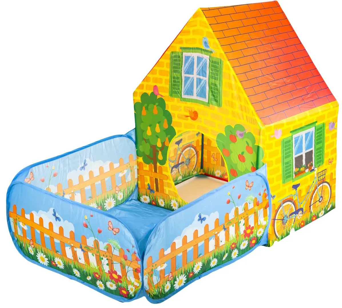 Cort pentru copii iPlay Village Farm 8173 (Orange/Yellow)