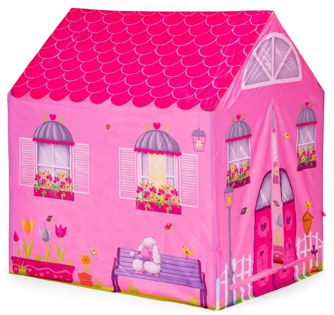 Палатка детская с туннелем iPlay 8326 (Pink) - 3