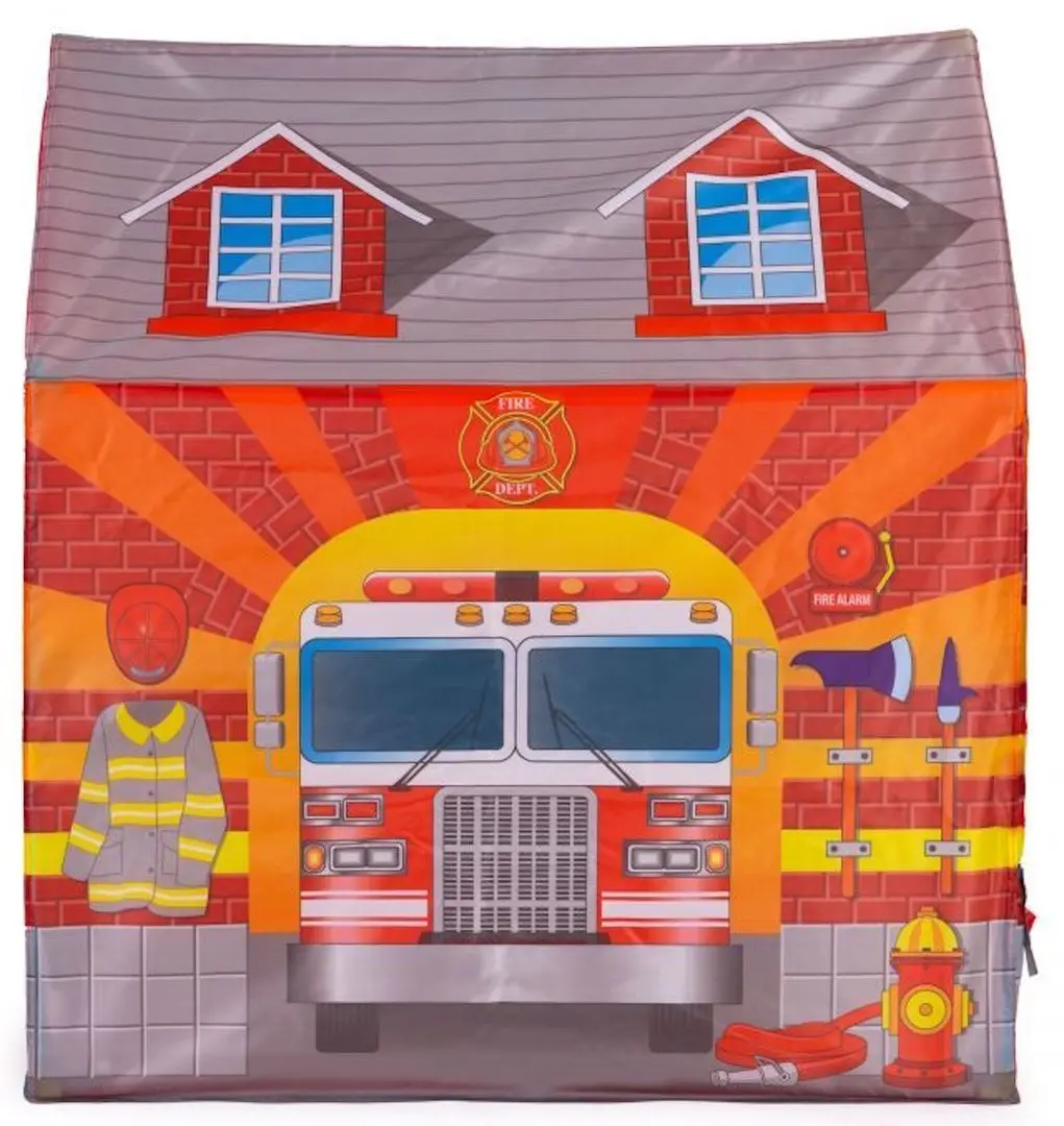 Палатка детская с туннелем iPlay Fireman's 8322 (Red/Purple) - 3