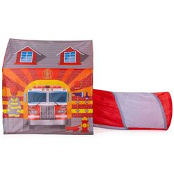 Палатка детская с туннелем iPlay Fireman's 8322 (Red/Purple) Thumb