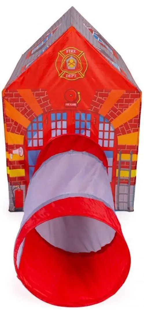 Палатка детская с туннелем iPlay Fireman's 8322 (Red/Purple) - 5
