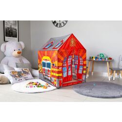 Палатка детская с туннелем iPlay Fireman's 8322 (Red/Purple) Thumb