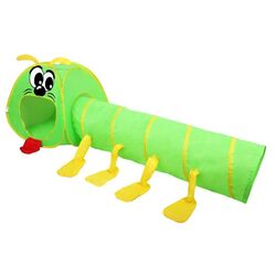 Cort pentru copii cu tunel iPlay NA-8603 (Green/Yellow) Thumb