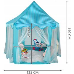 Cort pentru copii Iso Trade Castle Princesses 6104 (Blue) Thumb