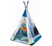 Сovoras de joaca cu tent Jumi CD-910119 (Blue)