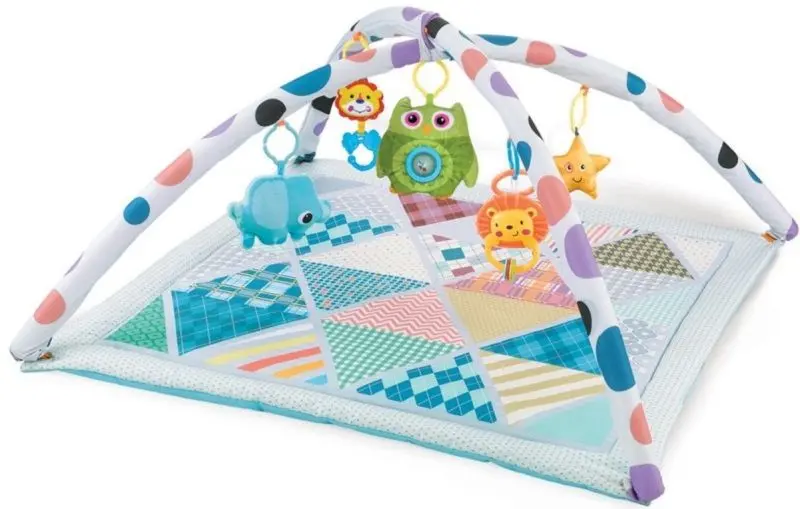 Cort + covoras de joaca 2in1 Kikka Boo Adventure 31201010248 (Blue)
