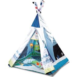 Cort + covoras de joaca 2in1 Kikka Boo Adventure 31201010248 (Blue)