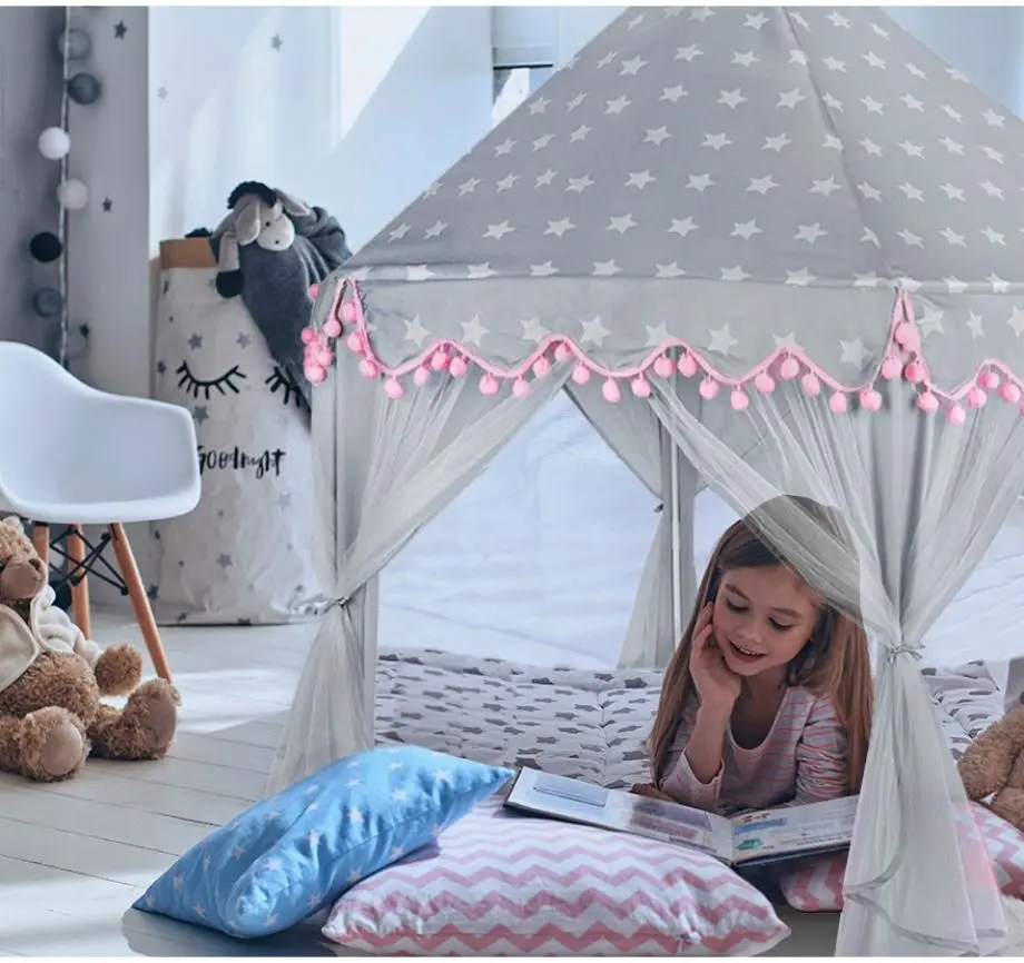 Cort pentru copii Kruzzel 23476 (Grey/Pink) - 5