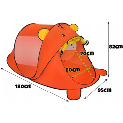 Палатка детская Kruzzel Bear (Orange) Thumb