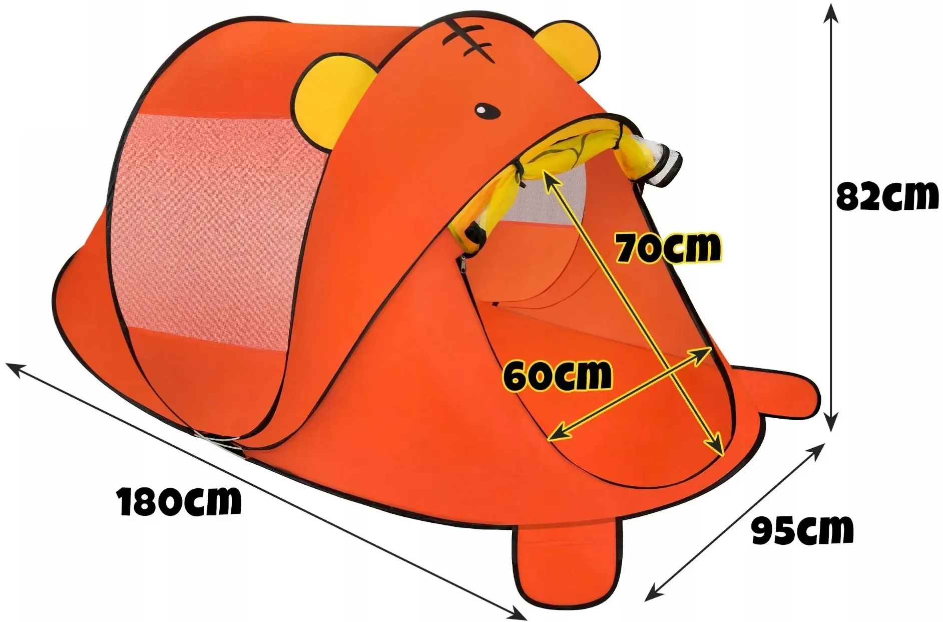 Палатка детская Kruzzel Bear (Orange) - 7