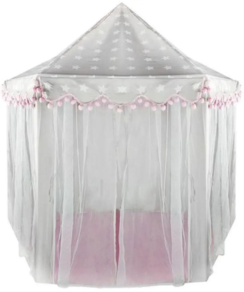Cort pentru copii Kruzzel Castle Princesses 8772 (Gray/Pink)