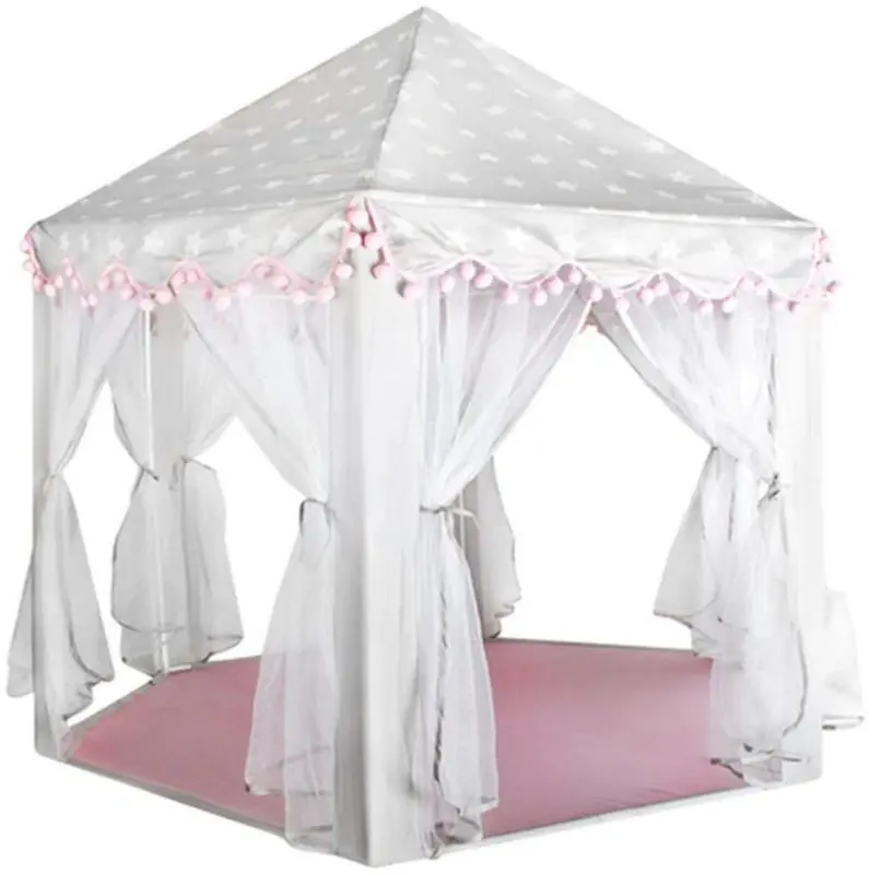 Cort pentru copii Kruzzel Castle Princesses 8772 (Gray/Pink)