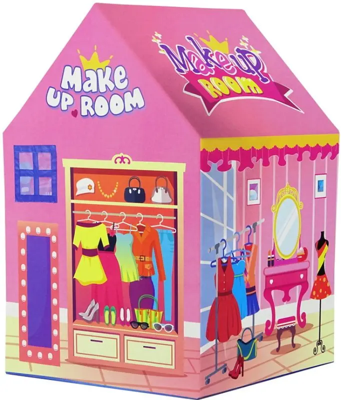 Игровая палатка LeanToys Crown Princess Beauty Salon (Pink)