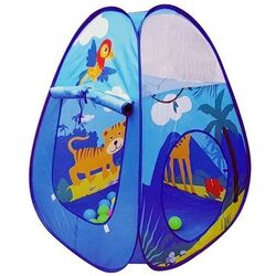 Complex de joaca LeanToys Tunnel Tent Dry Pool (Blue) Thumb