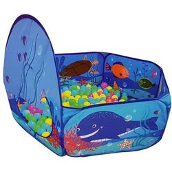 Complex de joaca LeanToys Tunnel Tent Dry Pool (Blue) Thumb