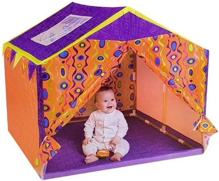 Cort pentru copii LeanToys 7173 (Orange/Purple) - 2