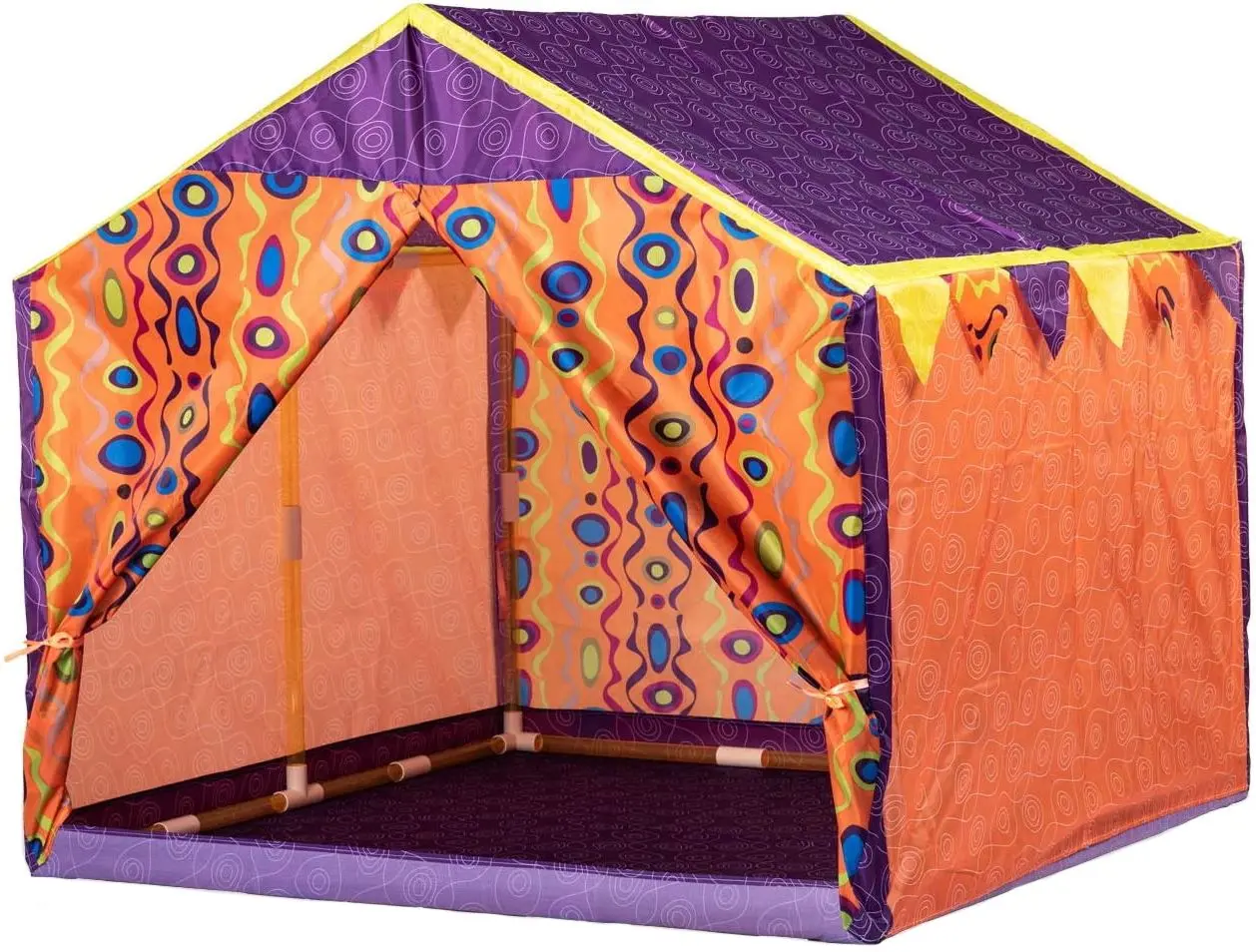 Cort pentru copii LeanToys 7173 (Orange/Purple)