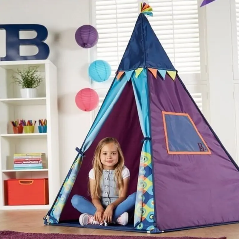 Палатка детская LeanToys 7207 (Purple/Blue) - 3