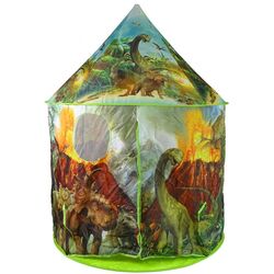 Cort pentru copii LeanToys Dinosaurs Garden 9504 (Green)