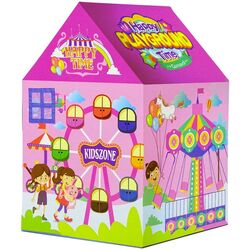 Cort pentru copii LeanToys Funfair House (Pink)