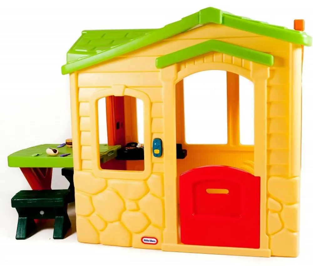 Casuta pentru joaca Little Tikes 172298 (Yellow/Green) - 2
