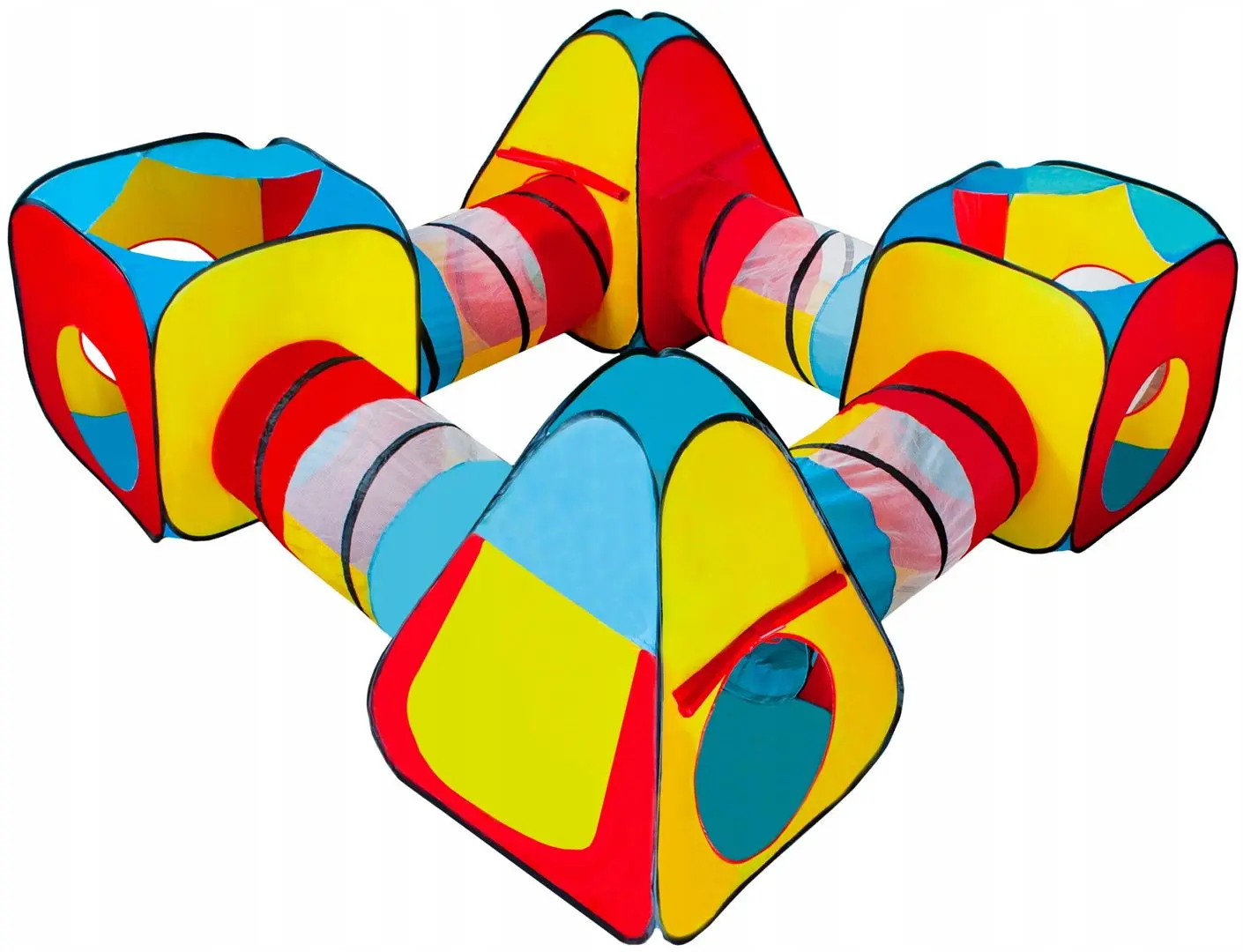 Tunel de joaca 8in1 Malatec 10952 (Yellow/Red)