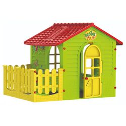 Casuta pentru joaca Mochtoys 165x120x120.5 (Green/Yellow)