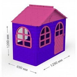 Игровой домик MyKids 02550/10 129x69x120 (Pink/Purple) Thumb