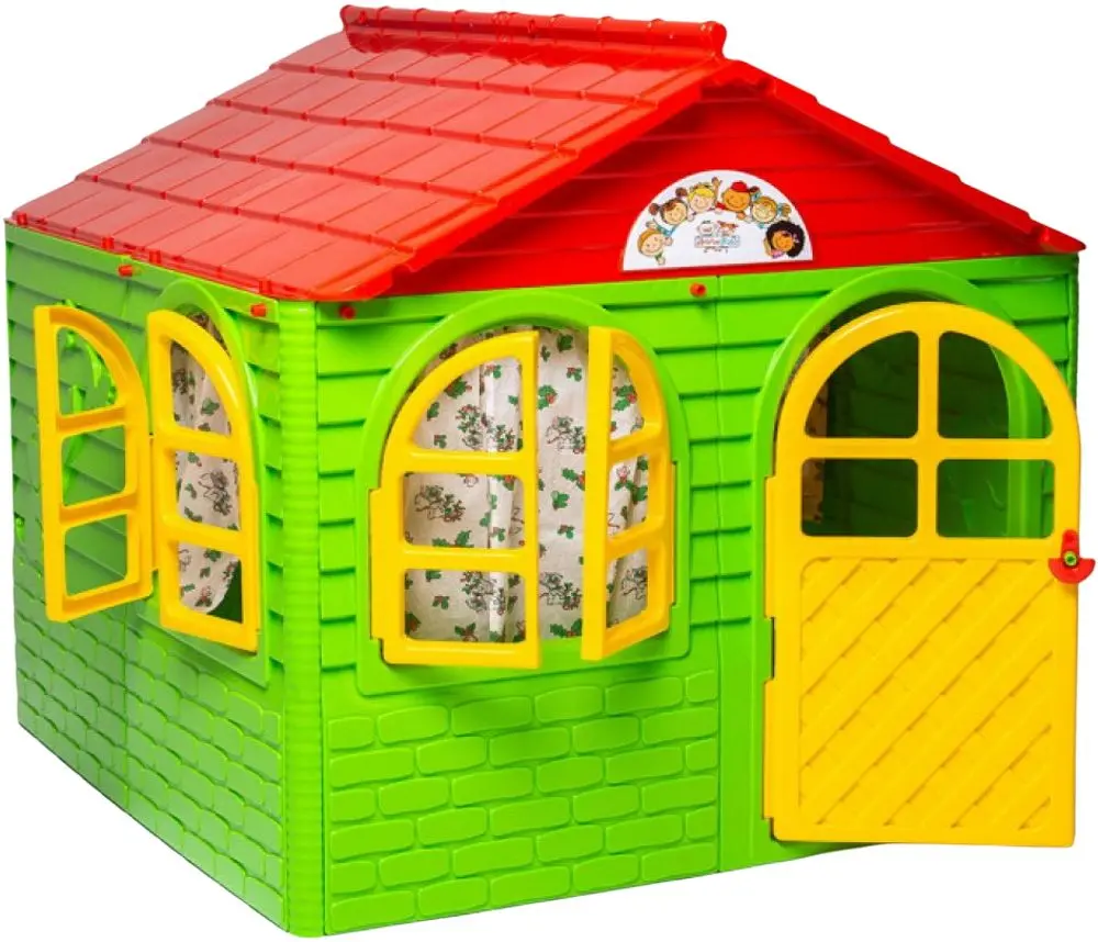 Игровой домик MyKids 02550/3 129x129x120 (Green/Red)