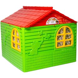 Игровой домик MyKids 02550/3 129x129x120 (Green/Red) Thumb
