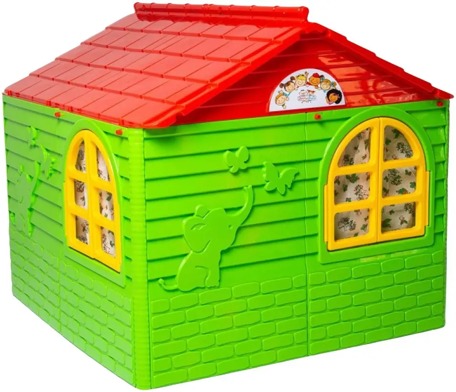 Игровой домик MyKids 02550/3 129x129x120 (Green/Red)