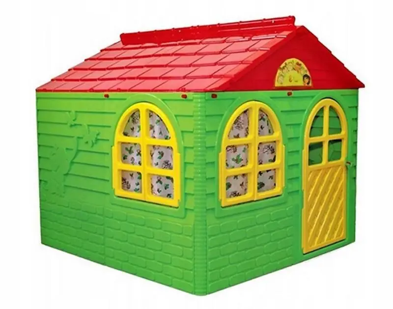 Игровой домик MyKids 02550/3 129x129x120 (Green/Red)