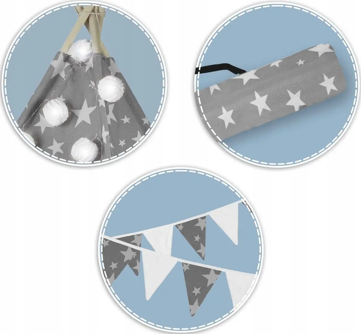 Палатка детская Nukido 740020 (Gray)