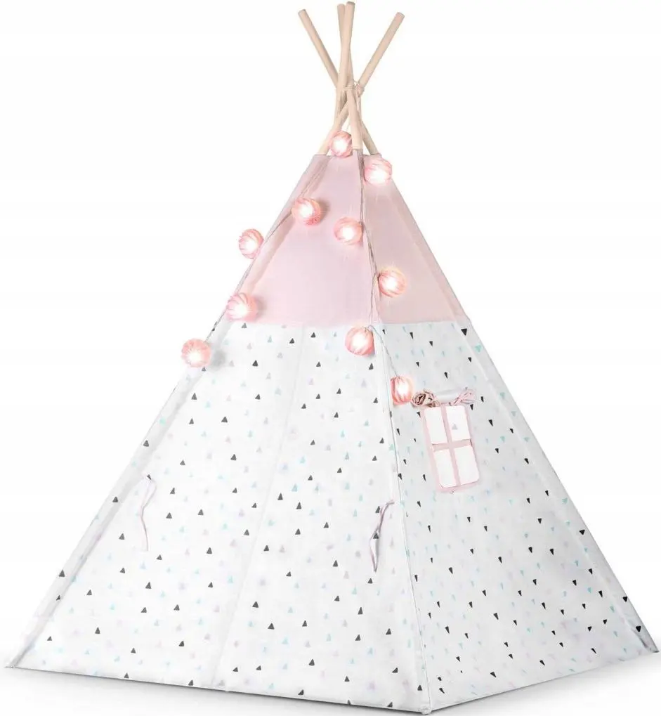 Cort pentru copii Nukido 740022 (Pink/White)