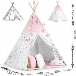 Cort pentru copii Nukido 740022 (Pink/White) Thumb