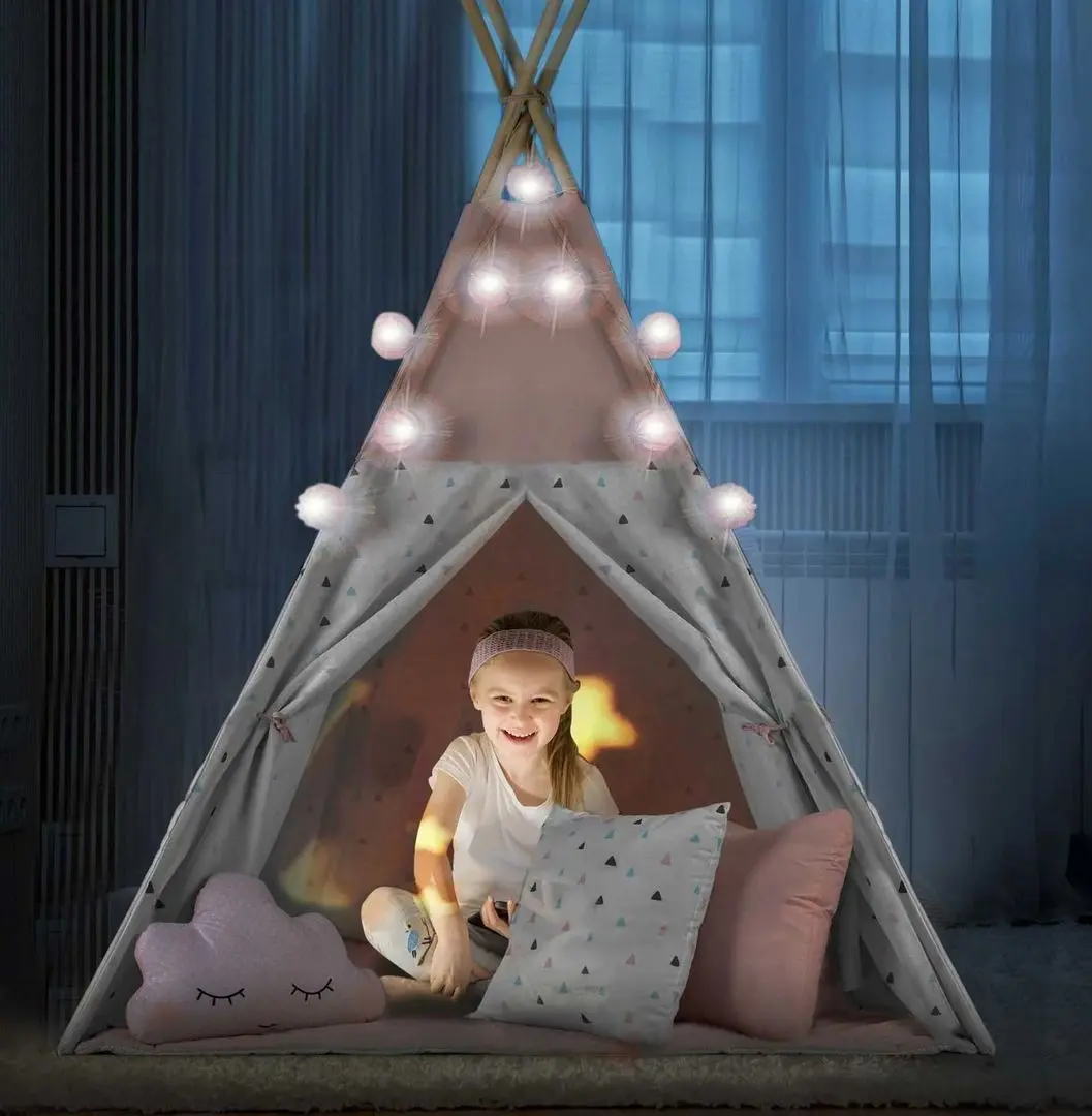 Cort pentru copii Nukido 740022 (Pink/White)