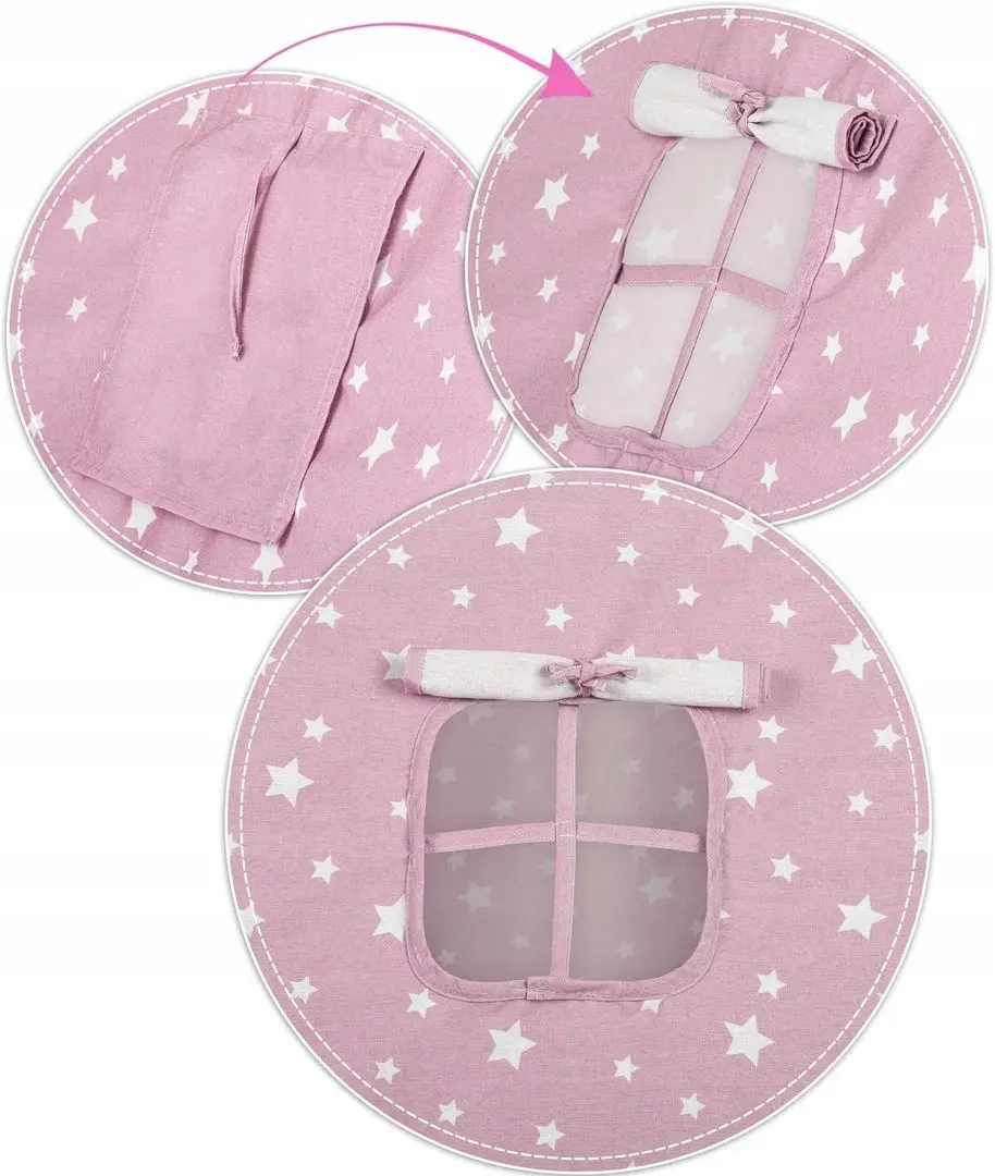 Cort pentru copii Nukido 740023 (Pink/White)