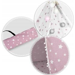 Cort pentru copii Nukido 740023 (Pink/White) Thumb